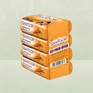 Santoor 4x125 gms